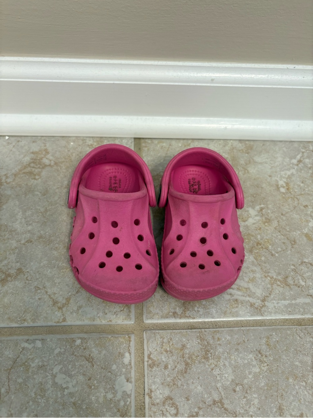 CROCS Kids Pink Classic Clogs